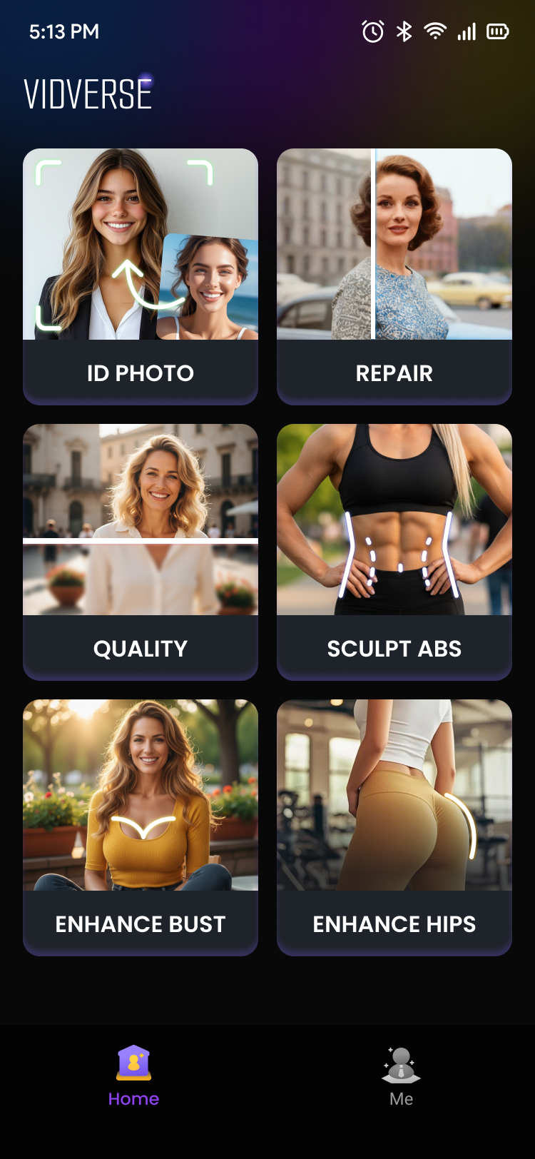 Vidverse App Screen 1
