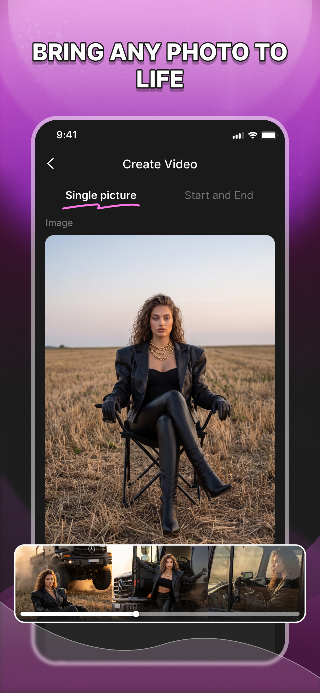 Vidverse iOS — Bring any photo to life