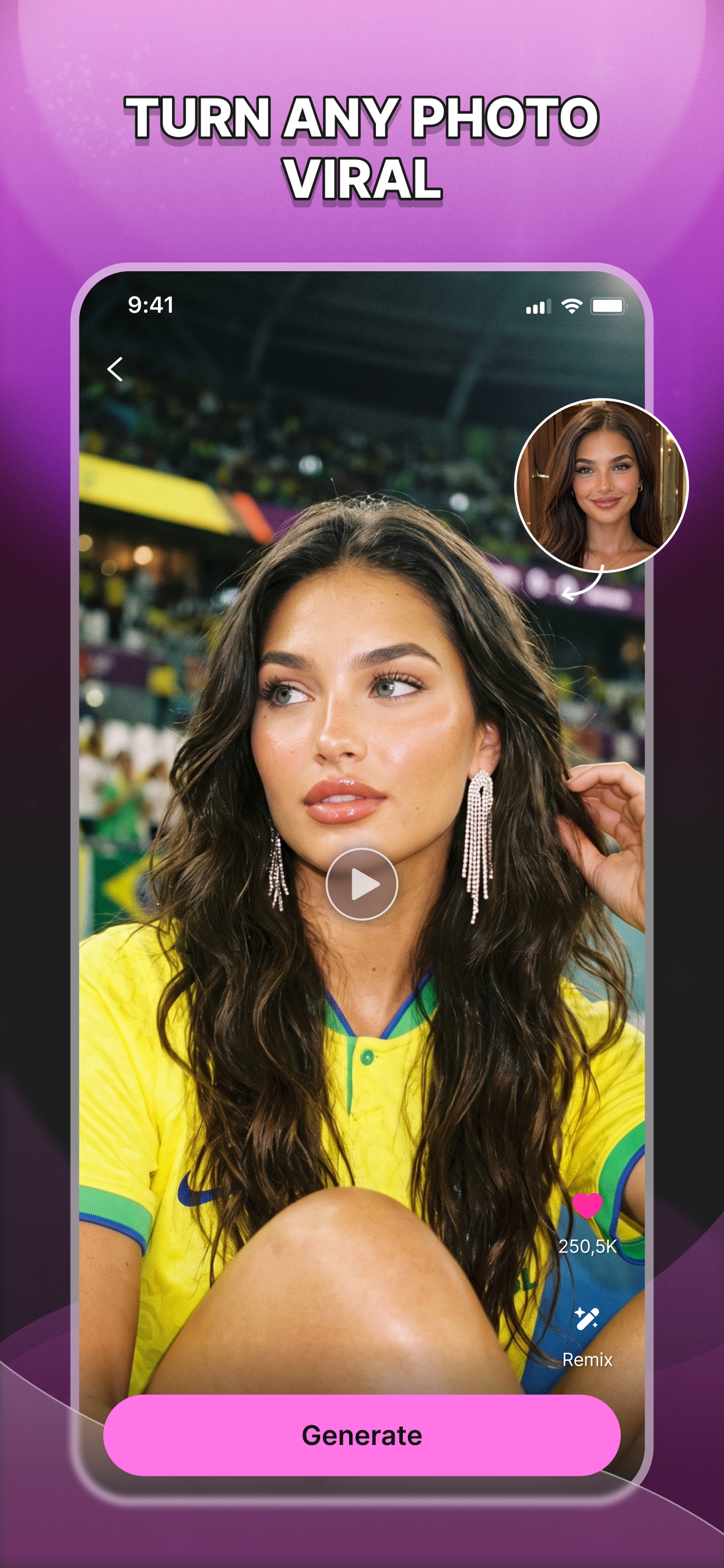 Vidverse iOS — Turn any photo viral